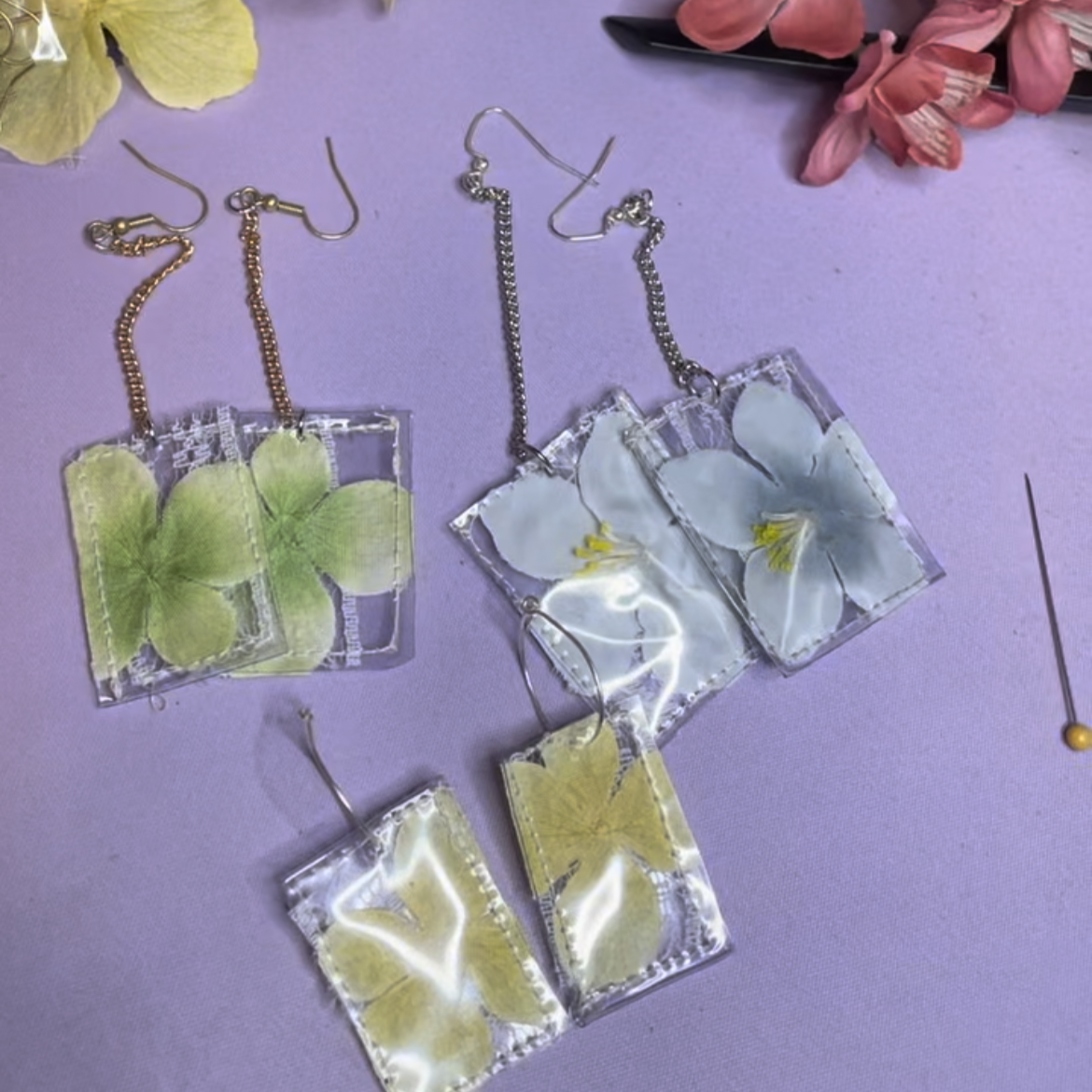 Terrarium Dreams Earrings MADE TO ORDER